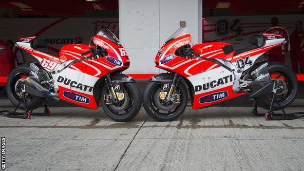Ducati motorbikes