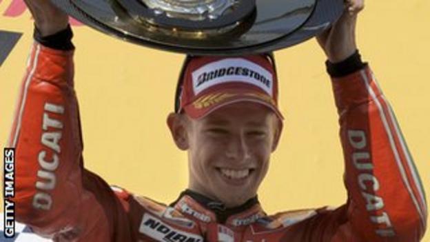 Casey Stoner Ducati celeb 2007
