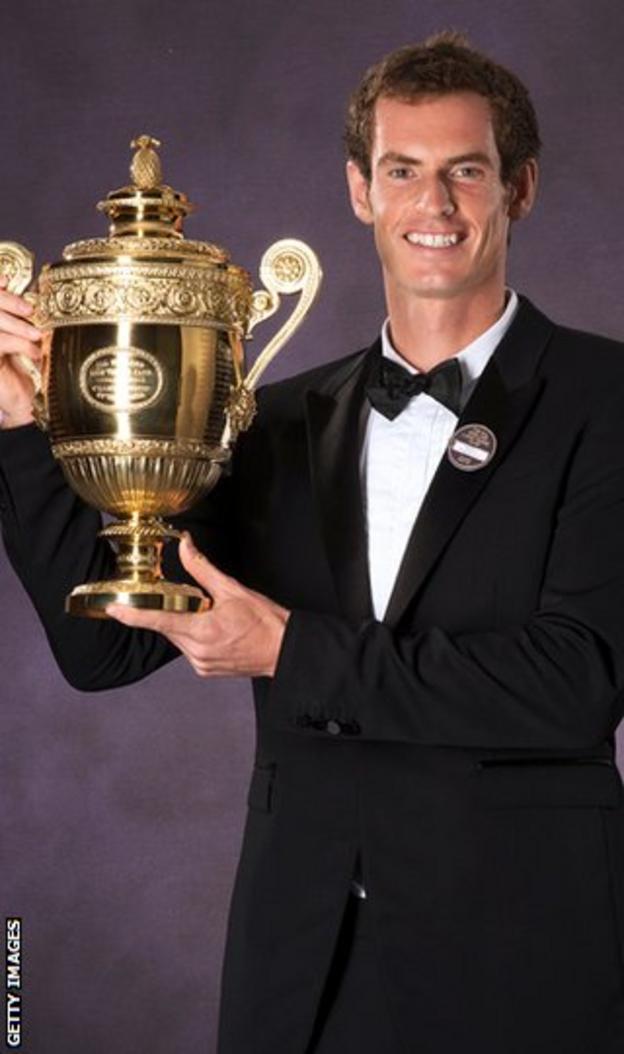 Wimbledon champion Andy Murray