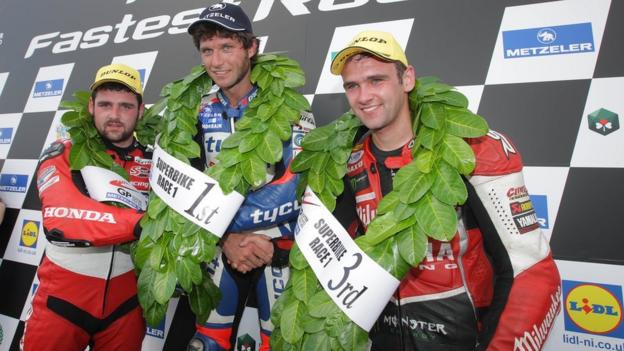 Michael Dunlop, Guy Martin and William Dunlop