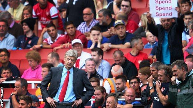 Arsenal boss Arsene Wenger is under pressure to spend before the transfer window closes