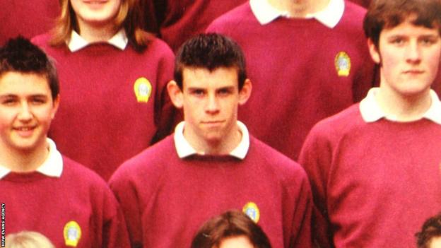 Gareth Bale at school