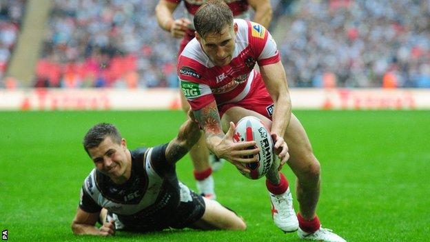 Challenge Cup Final Hull Fc 0 16 Wigan Warriors Bbc Sport