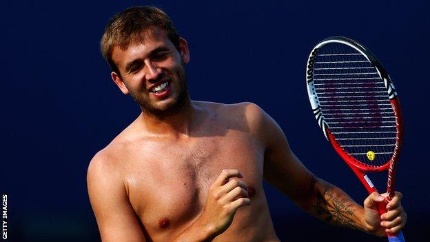 Us Open 2013 Dan Evans Hopes To Put His Troubles Behind Him Bbc Sport