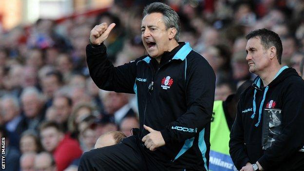 Gloucester boss Nigel Davies fears for future of Welsh regions - BBC Sport