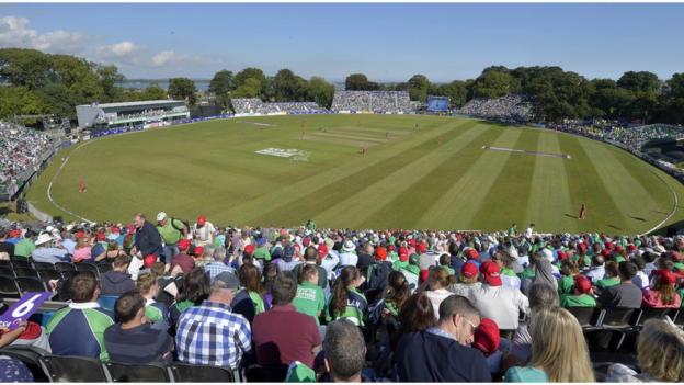 The largest crowd ever for a cricket game in Ireland enjoyed the one-day international held in perfect conditions at the Malahide ground