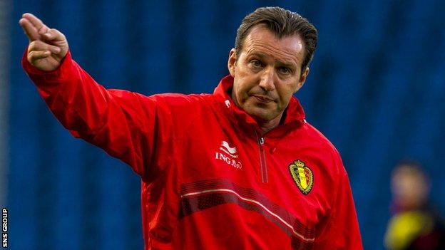 Belgium coach Marc Wilmots