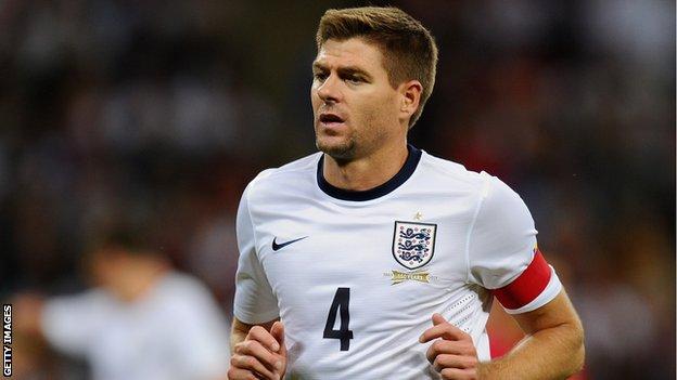 Steven Gerrard: Captain's England career in pictures - BBC Sport