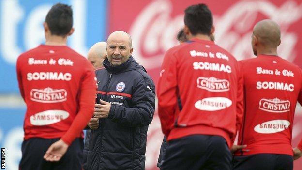 Chile coach Jorge Sampaoli