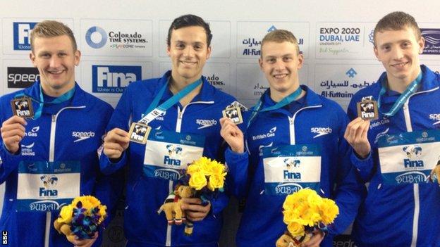 James Guy and other World Junior Swimming medalists