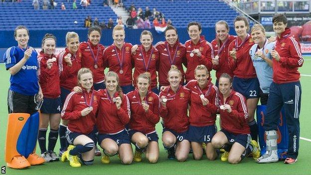 England won silver at the EuroHockey Championships