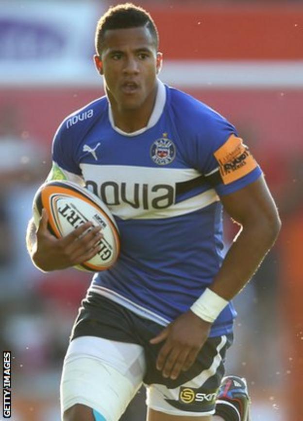 Anthony Watson in action for Bath in pre-season