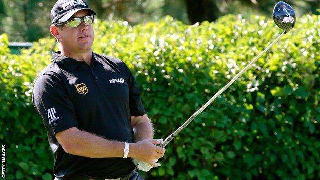 Lee Westwood in first-round action