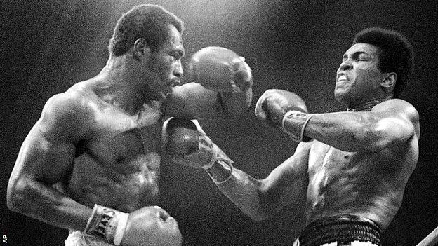 Ken Norton and Muhammad Ali