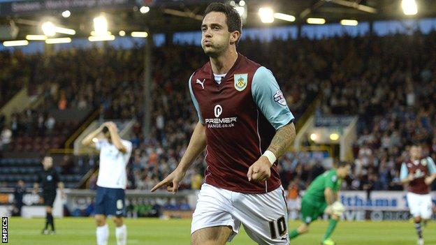 Burnley Danny Ings Flourishing After Charlie Austin Departure Bbc Sport