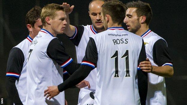 Billy McKay fired Inverness in front at Dens Park