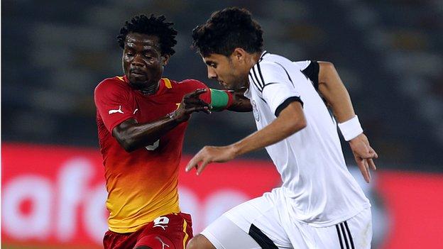 Egypt and Ghana will go head to head for a place in Brazil