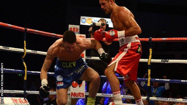 Sergey Kovalev sends Nathan Cleverly to the canvas