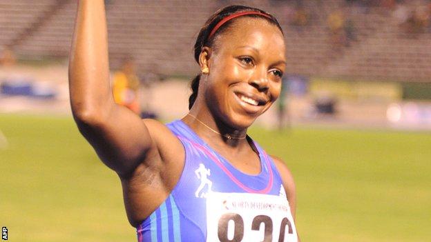 Veronica Campbell-Brown tested positive after winning the Jamaican International Invitational in May