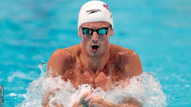Michael Jamieson won silver in the Men's 200m breaststroke in Moscow