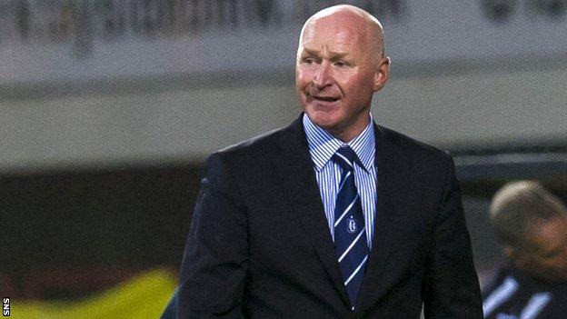 Dundee manager John Brown