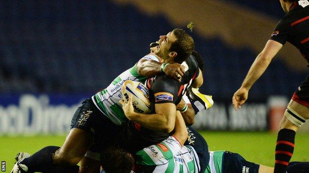 Tim Visser sustained the injury in the win against Treviso