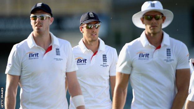 Boyd Rankin, Steven Finn and Chris Tremlett
