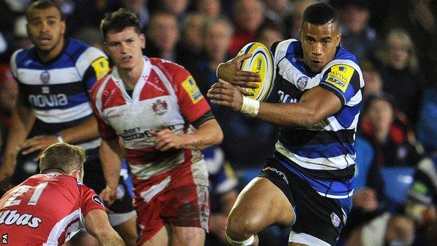 Anthony Watson playing for Bath
