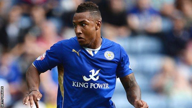 Liam Moore in action for Leicester