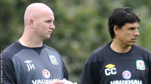 John Hartson with Chris Coleman