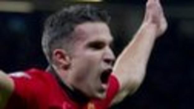 Manchester United's Robin Van Persie