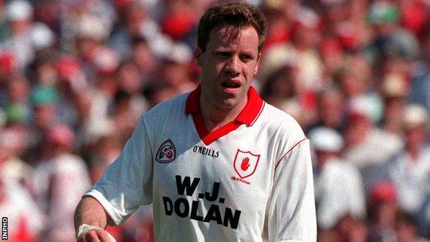 Fergal Logan pictured during his playing days with Tyrone