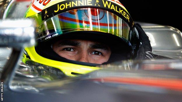 Sergio Perez confirms McLaren departure - BBC Sport