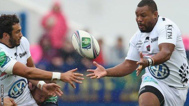Steffon Armitage in action for Toulon.