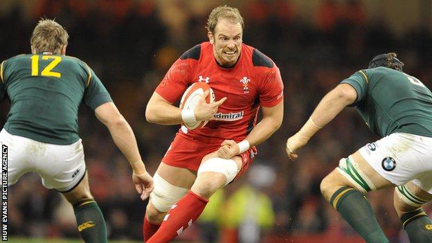 Wales' Alun Wyn Jones