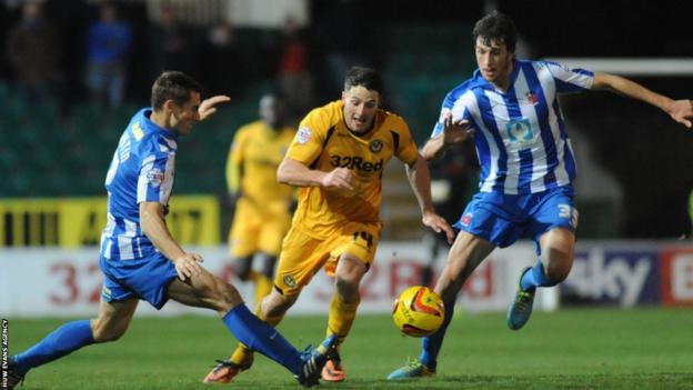 Connor Washington scored his seventh goal of the season for Newport County in their 2-0 win over Hartlepool in League Two.