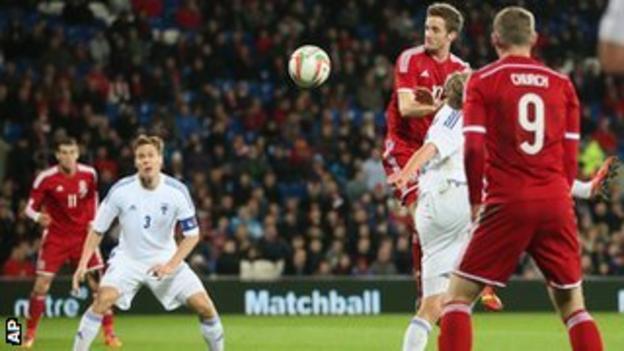 "It was a peach of a cross from Hal Robson-Kanu that saw Andy King score for Wales"