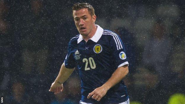 Scotland striker Ross McCormack