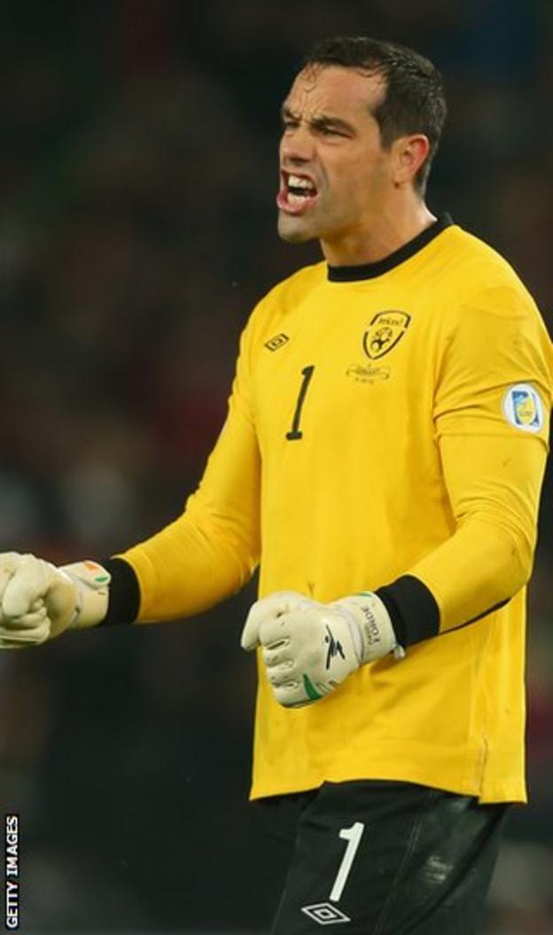 Millwall and Republic of Ireland goalkeeper David Forde