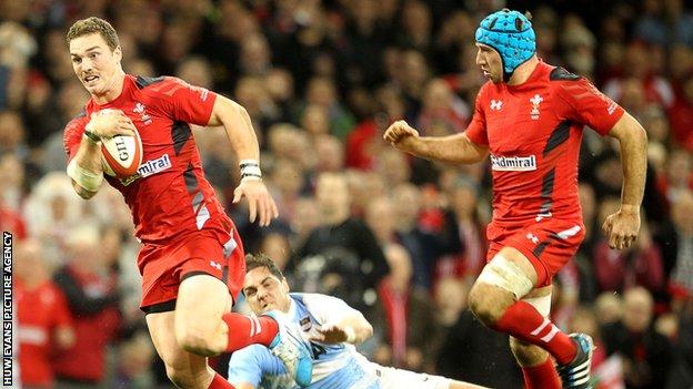 George North and Justin Tipuric
