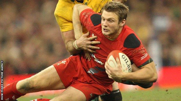 Wales and Ospreys outside half Dan Biggar