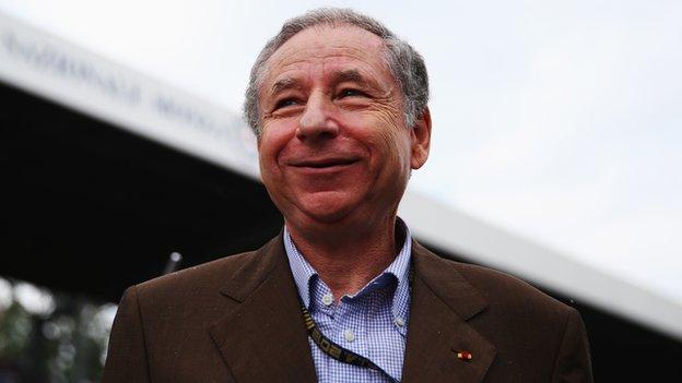 FIA President Jean Todt on the grid before the Italian Formula One Grand Prix