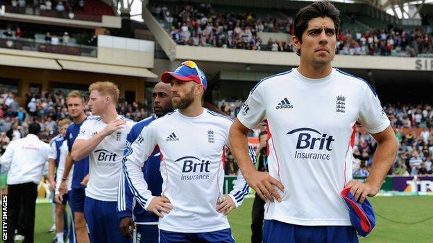 Alastair Cook and England