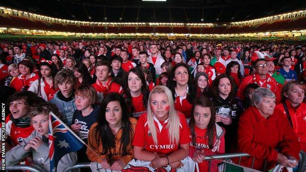 Welsh fans find their voice in regional rugby row - BBC Sport
