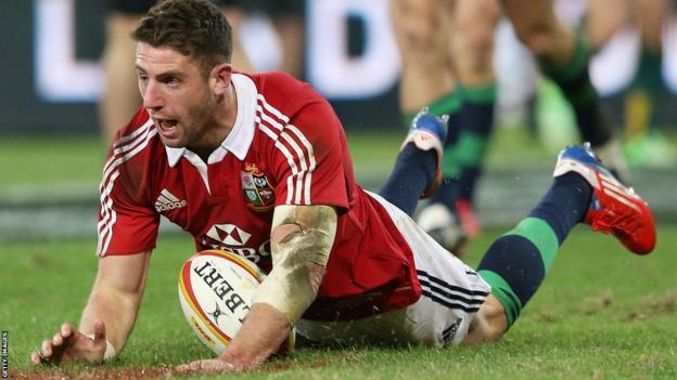 Wales wings Alex Cuthbert and George North scored tries as the British and Irish Lions beat Australia 23-21 to win the first Test.