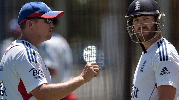 Andy Flower and Matt Prior