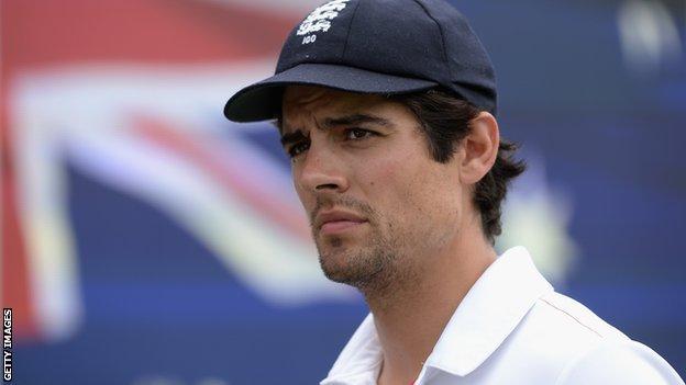 England captain Alastair Cook after losing the Third Ashes Test Match between Australia and England at WACA on December 17, 2013 in Perth, Australia.