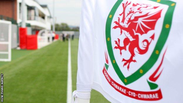 FAW logo on a corner flag
