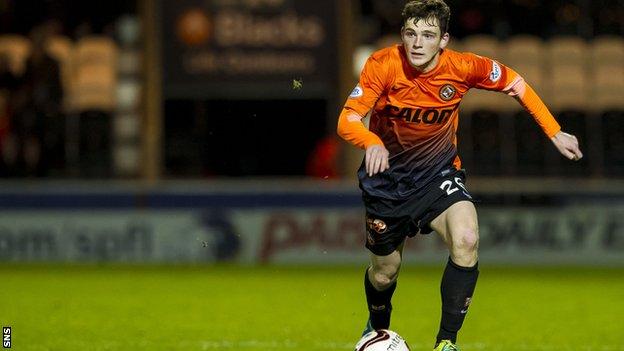 Dundee United defender Andrew Robertson