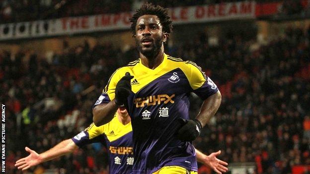 Swansea's Wilfried Bony